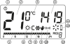 AURATON LIBRA R CZARNY TYGODNIOWY BEZPRZEWODOWY REGULATOR TERMOSTAT